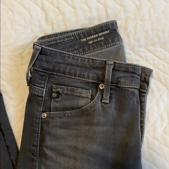 AG Dark Grey Farrah Skinny - Picture 2 of 4